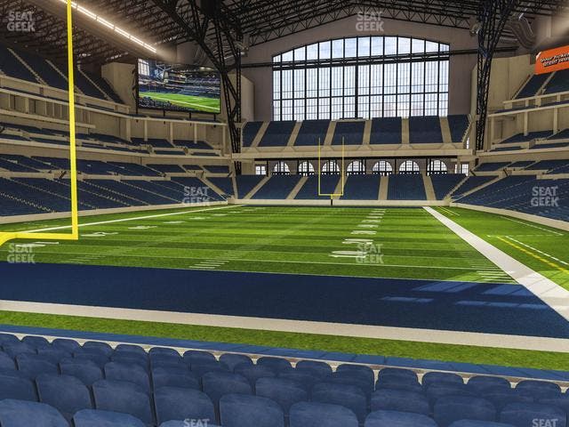 Lucas Oil Stadium - Section 125 Seat View