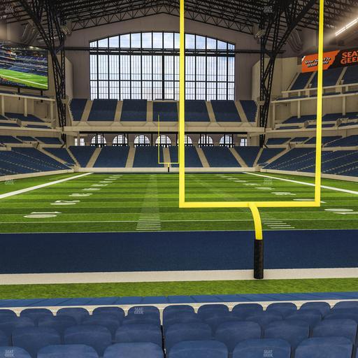 Lucas Oil Stadium - Section 127 Seat View