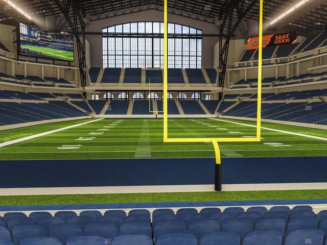 Lucas Oil Stadium - Section 127 Seat View