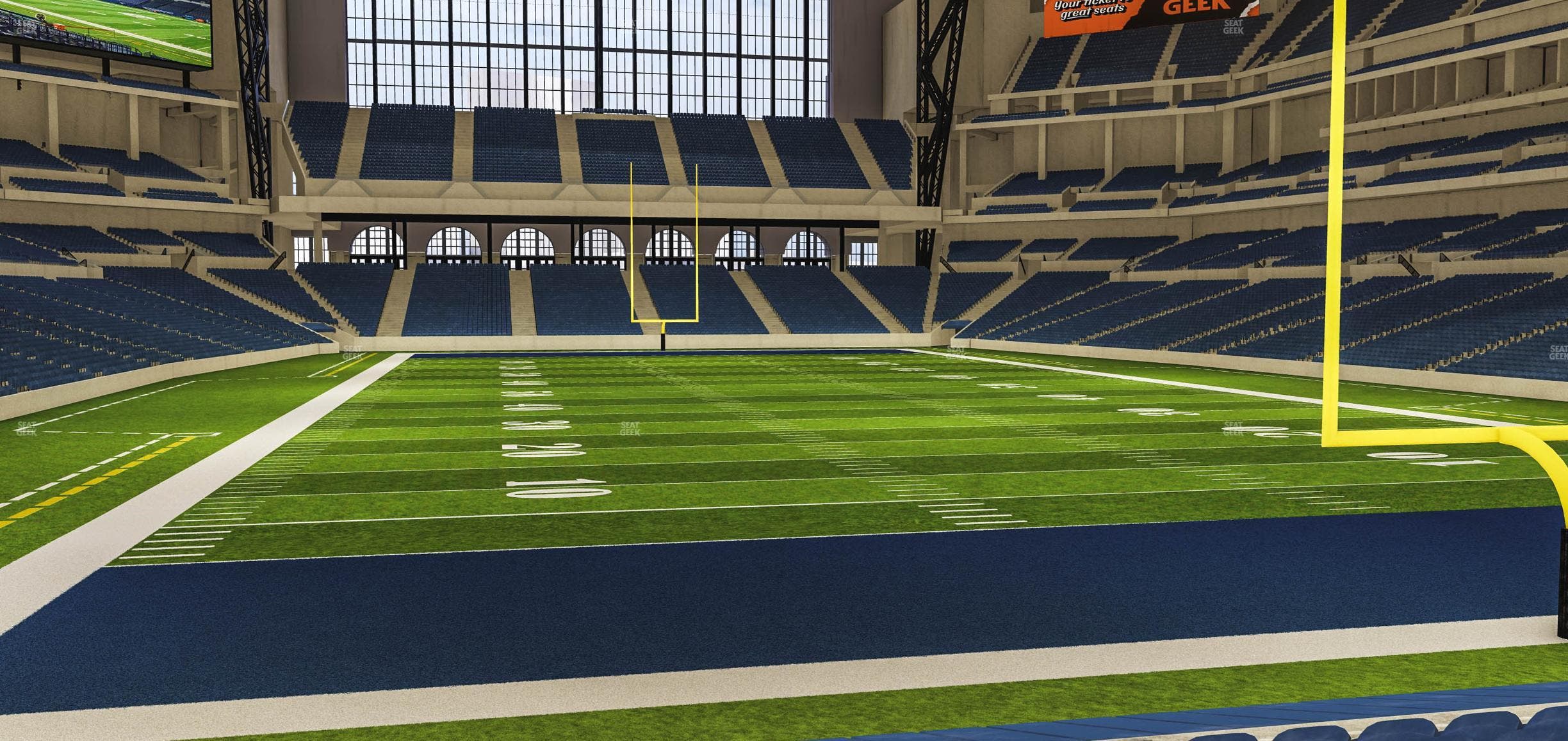 Lucas Oil Stadium - Section 128 Seat View