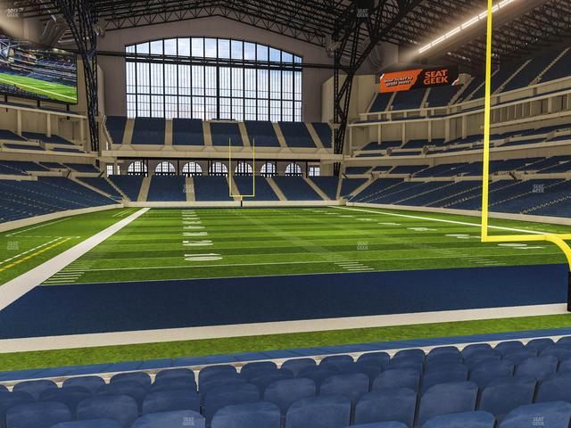 Lucas Oil Stadium - Section 128 Seat View