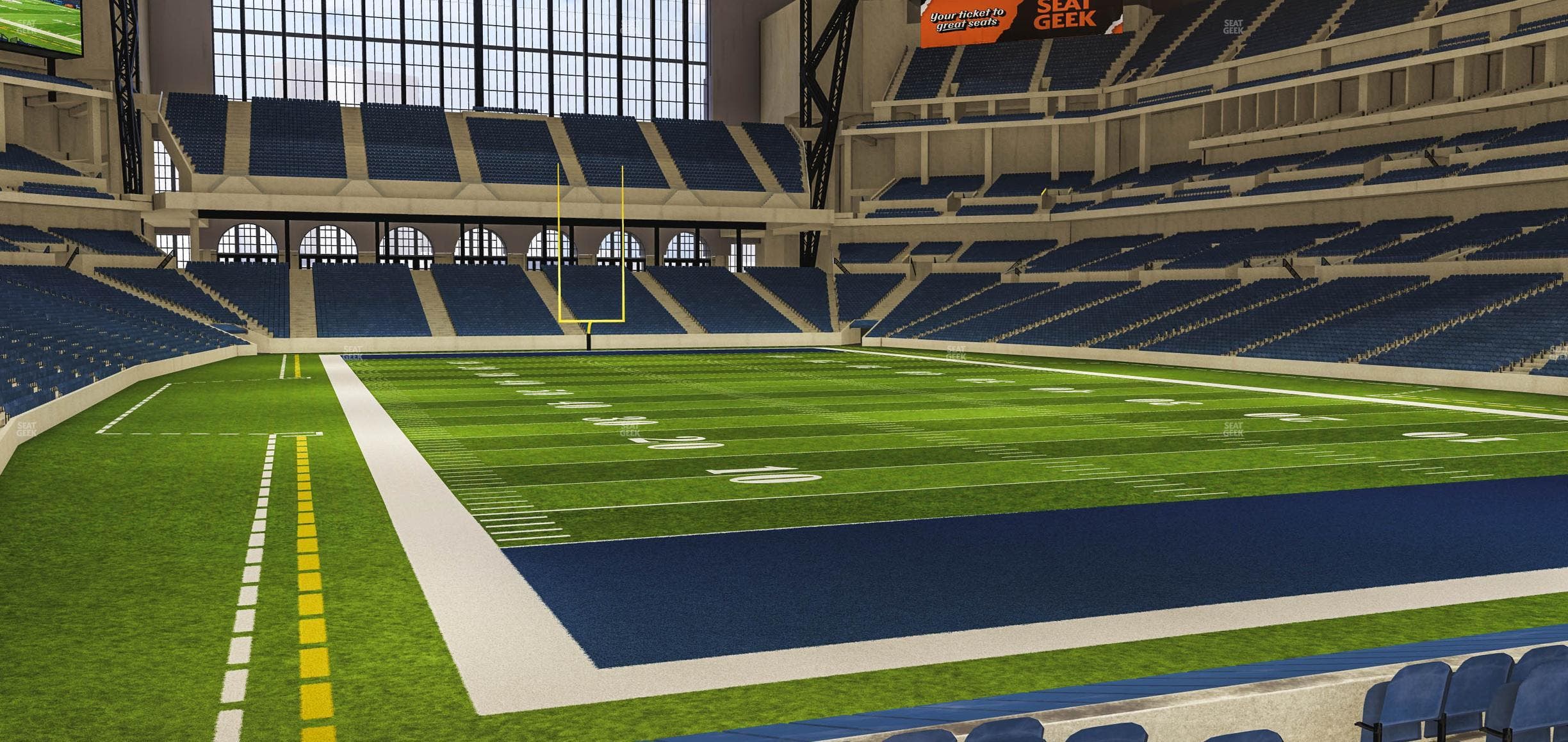 Lucas Oil Stadium - Section 129 Seat View