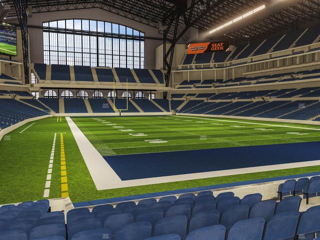 Lucas Oil Stadium - Section 129 Seat View