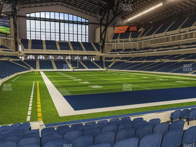 Lucas Oil Stadium - Section 129 Seat View