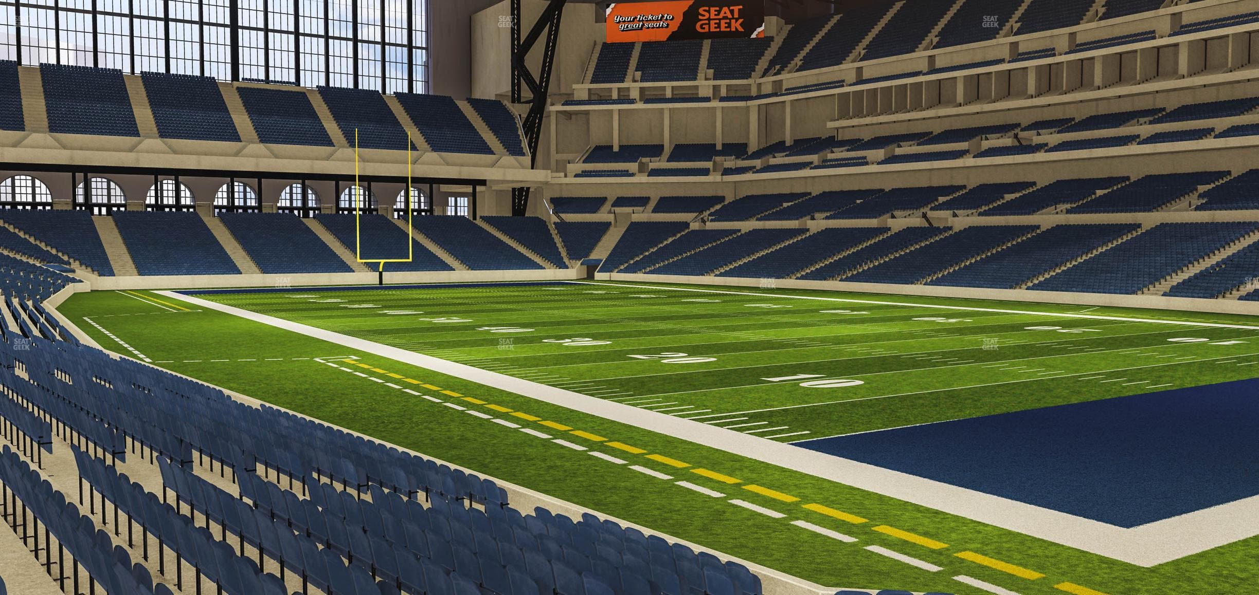Lucas Oil Stadium - Section 132 Seat View