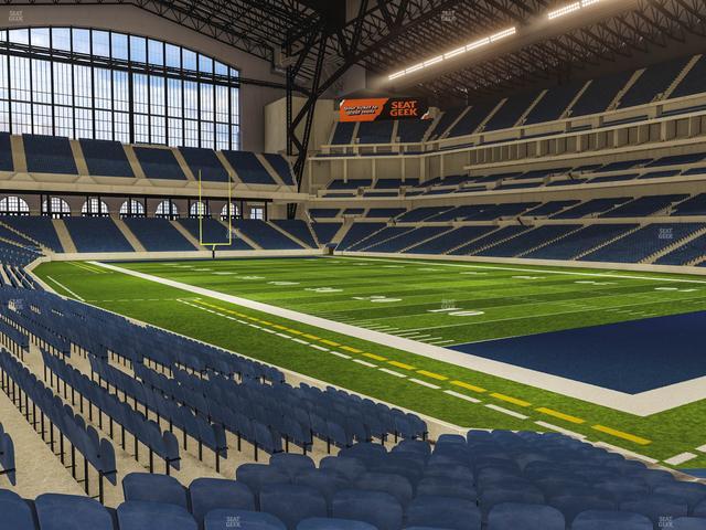 Lucas Oil Stadium - Section 132 Seat View