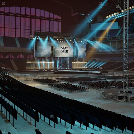 Lucas Oil Stadium - Section 135 Seat View