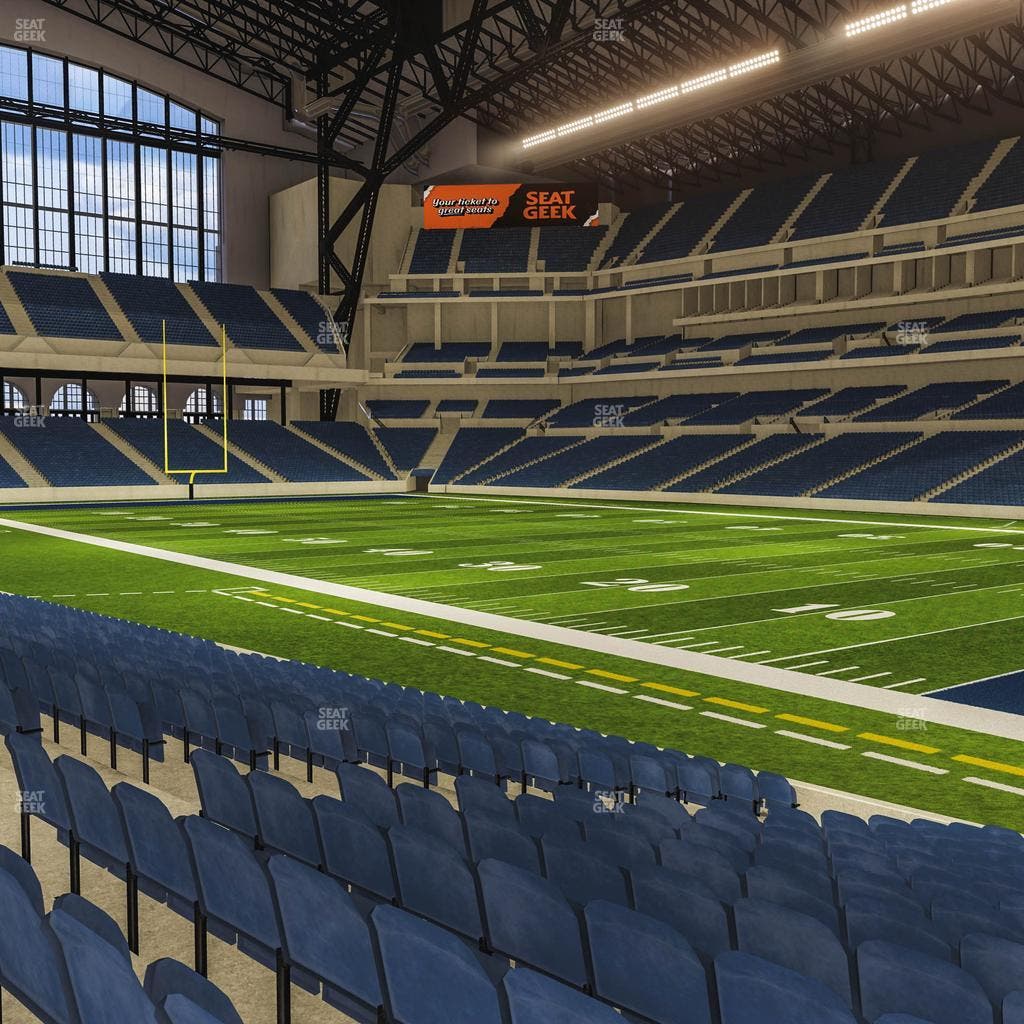 Lucas Oil Stadium - Section 135 Seat View
