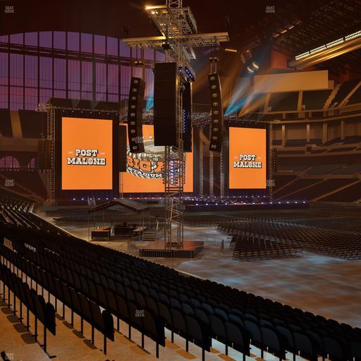 Lucas Oil Stadium - Section 135 Seat View