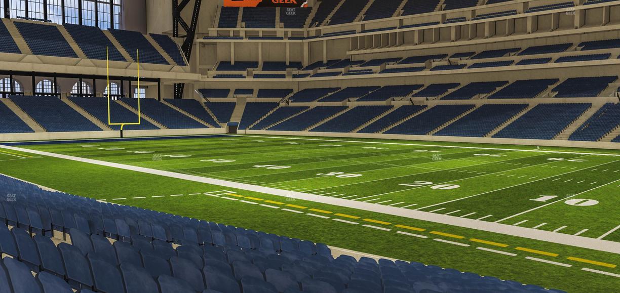 Lucas Oil Stadium - Section 136 Seat View