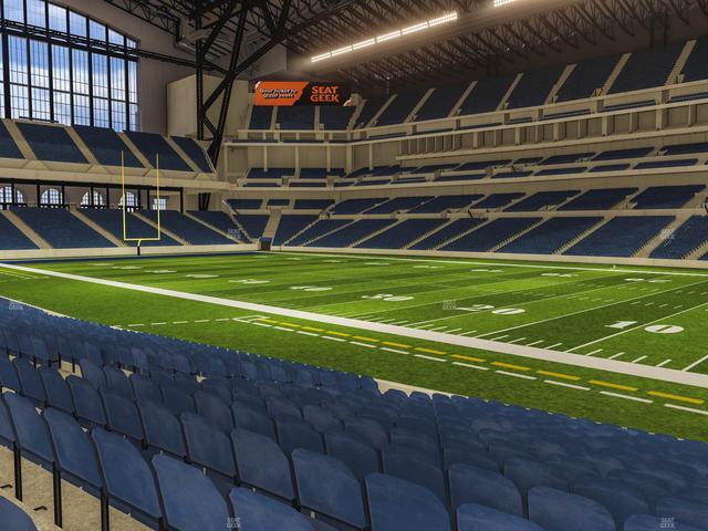 Lucas Oil Stadium - Section 136 Seat View