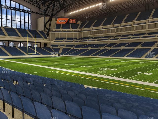 Lucas Oil Stadium - Section 136 Seat View