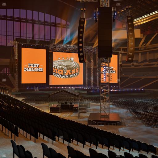 Lucas Oil Stadium - Section 136 Seat View