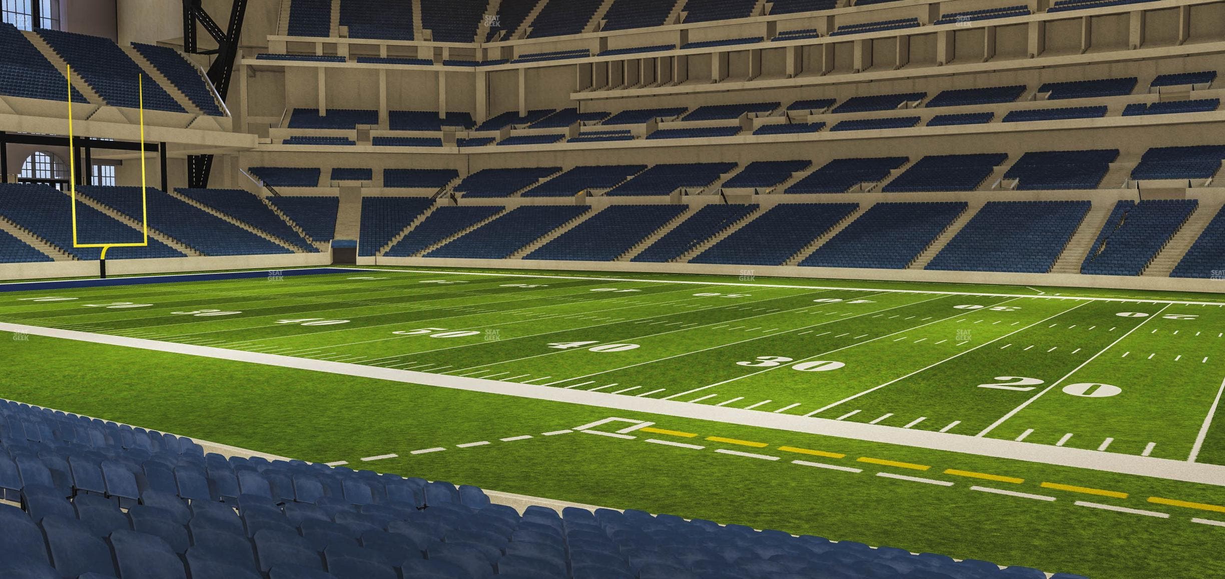 Lucas Oil Stadium - Section 137 Seat View