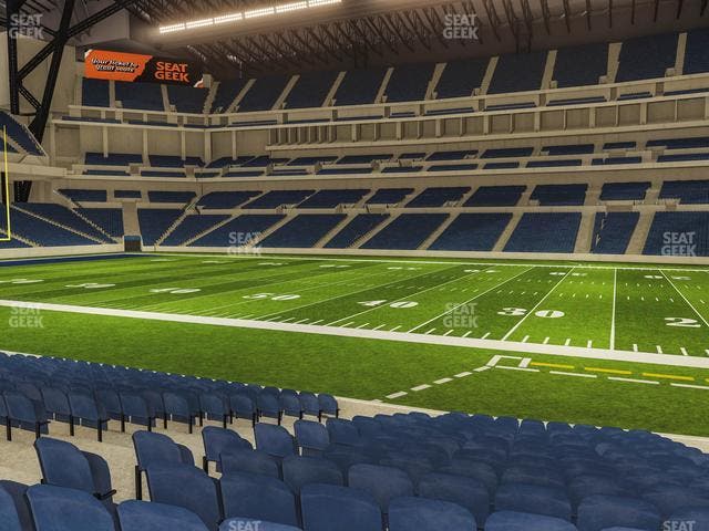 Lucas Oil Stadium - Section 138 Seat View