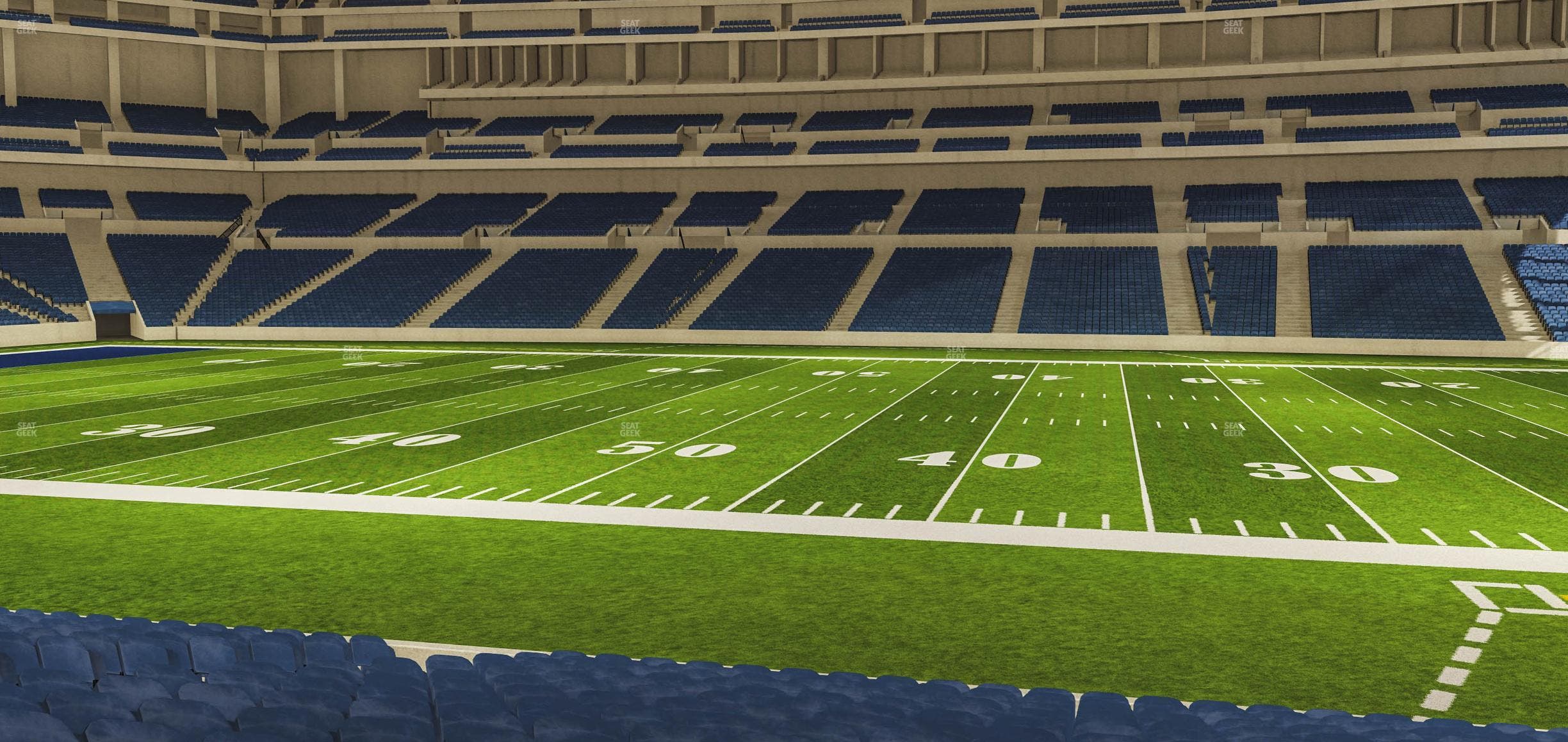 Lucas Oil Stadium - Section 139 Seat View