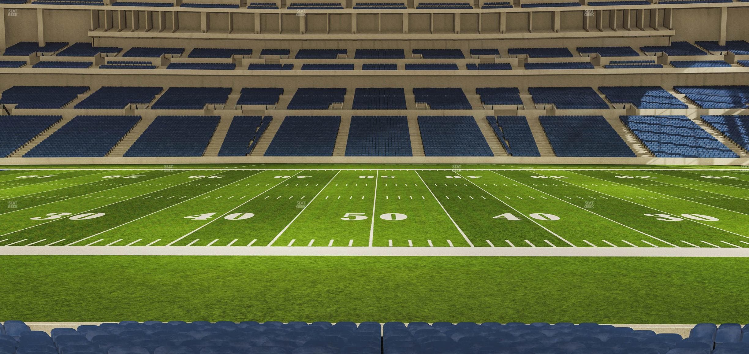 Lucas Oil Stadium - Section 140 Seat View