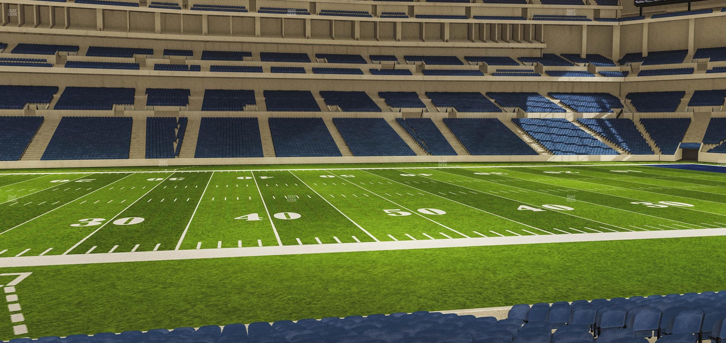 Lucas Oil Stadium - Section 141 Seat View