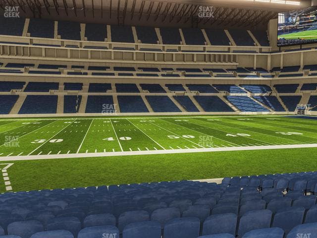 Lucas Oil Stadium - Section 141 Seat View