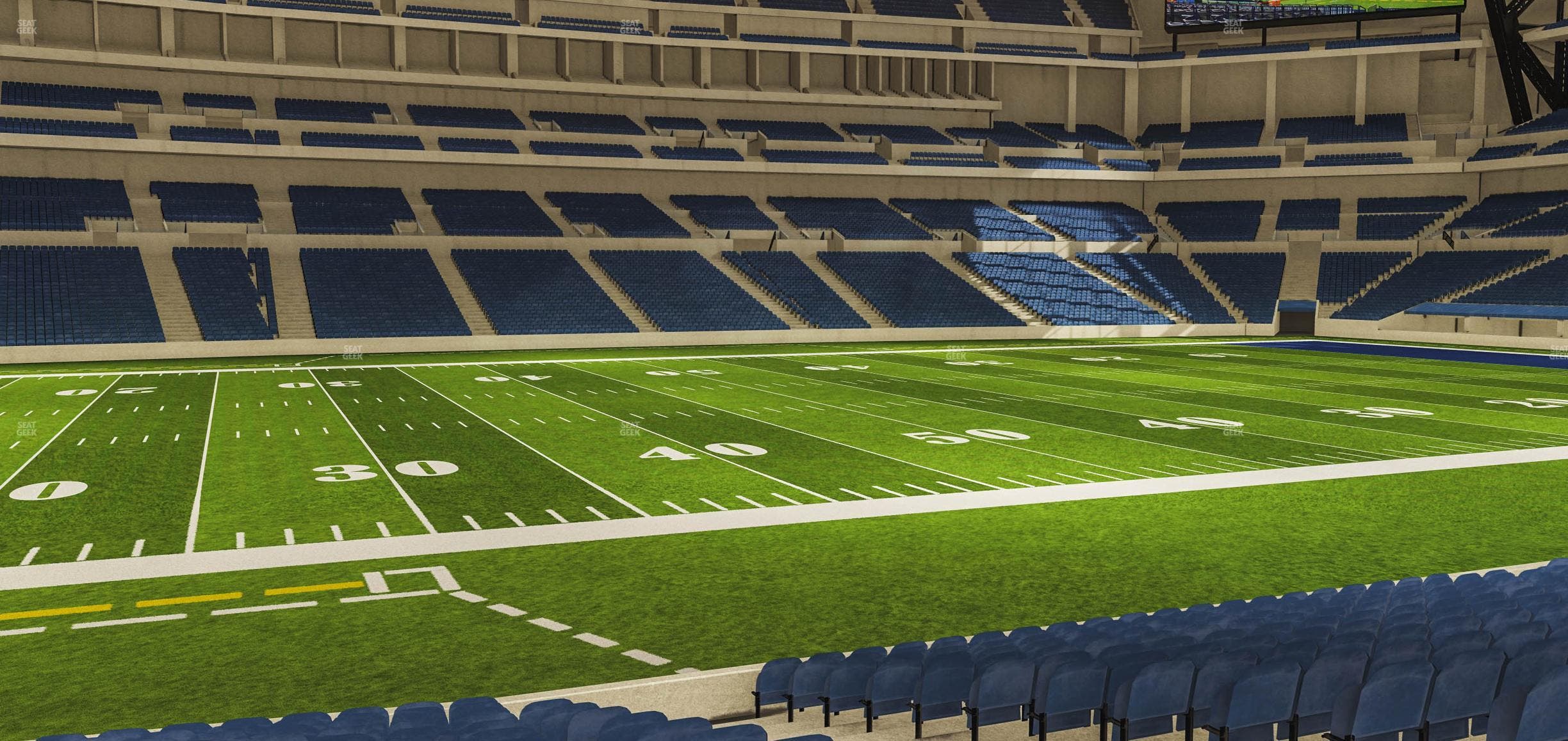 Lucas Oil Stadium - Section 142 Seat View