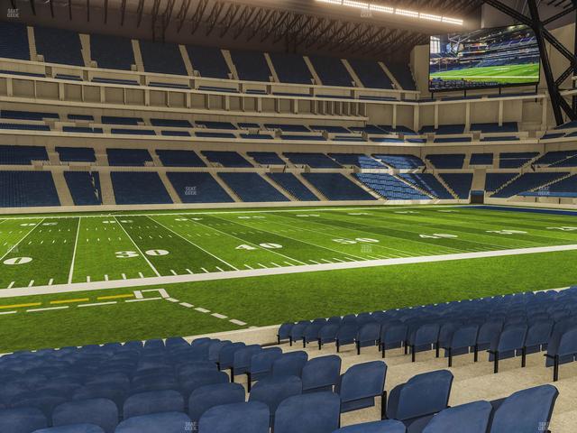 Lucas Oil Stadium - Section 142 Seat View