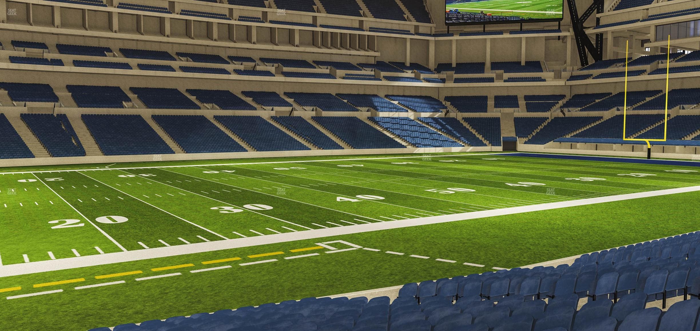 Lucas Oil Stadium - Section 143 Seat View