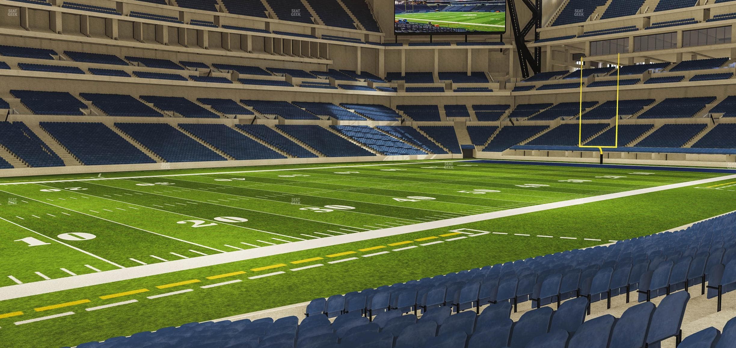Lucas Oil Stadium - Section 144 Seat View