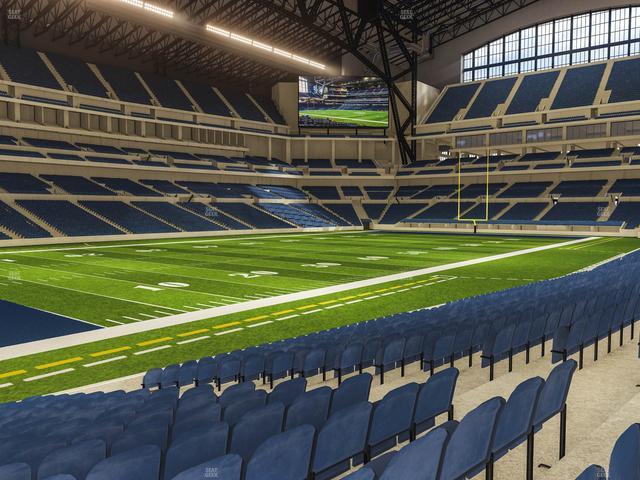 Lucas Oil Stadium - Section 145 Seat View