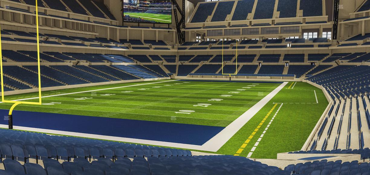 Lucas Oil Stadium - Section 151 Seat View