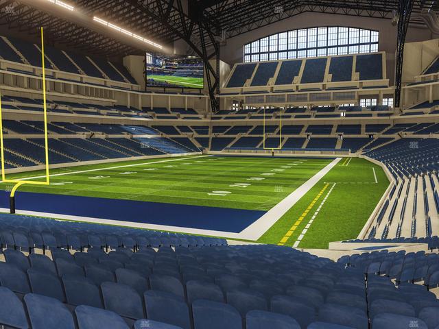 Lucas Oil Stadium - Section 151 Seat View
