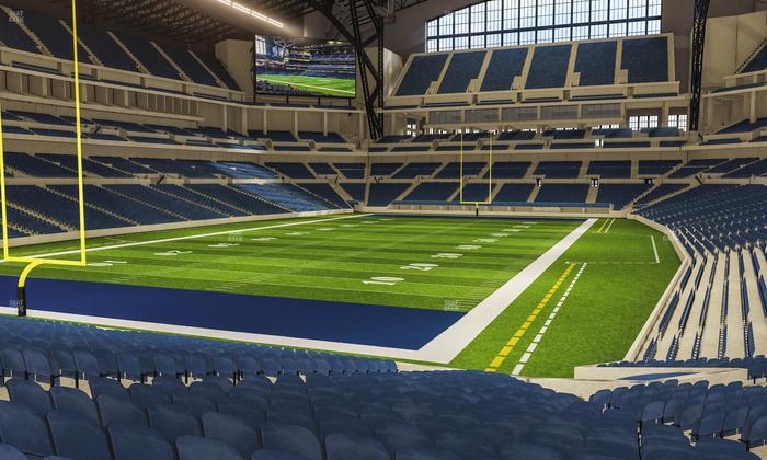 Lucas Oil Stadium - Section 151 Seat View