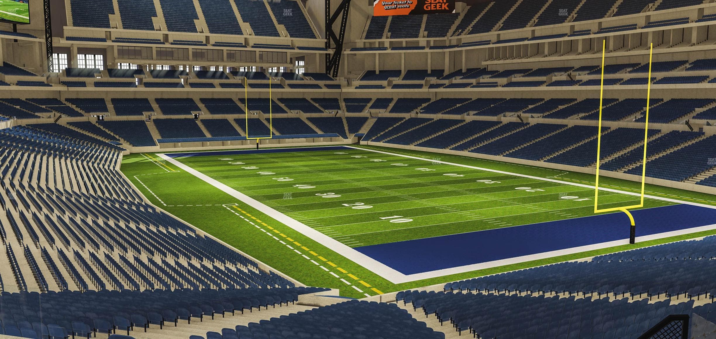 Lucas Oil Stadium - Section 204 Seat View