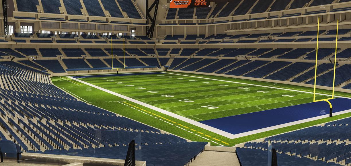 Lucas Oil Stadium - Section 205 Seat View