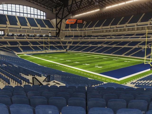 Lucas Oil Stadium - Section 206 Seat View