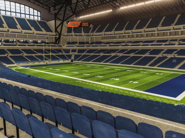 Lucas Oil Stadium - Section 208 Seat View