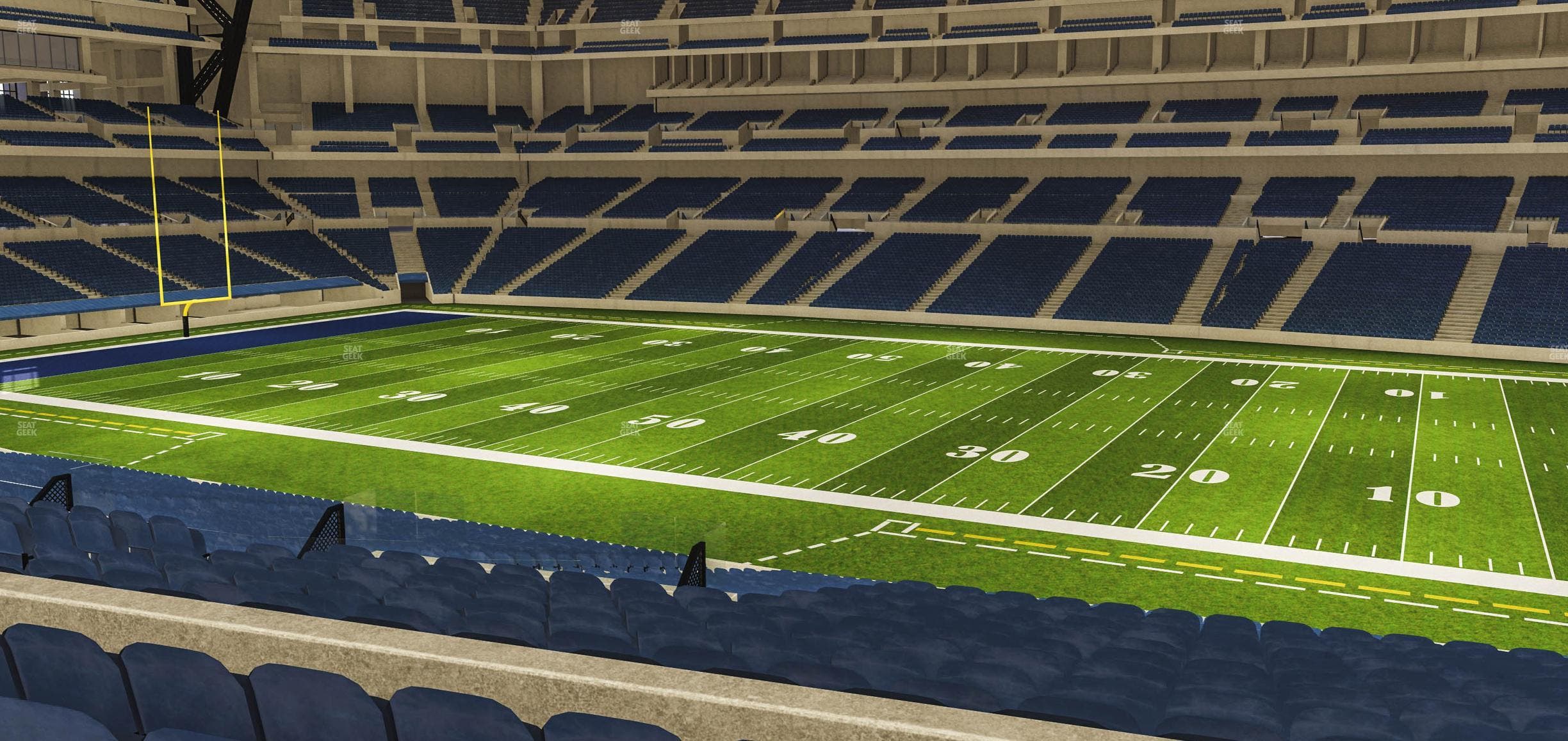 Lucas Oil Stadium - Section 210 Seat View