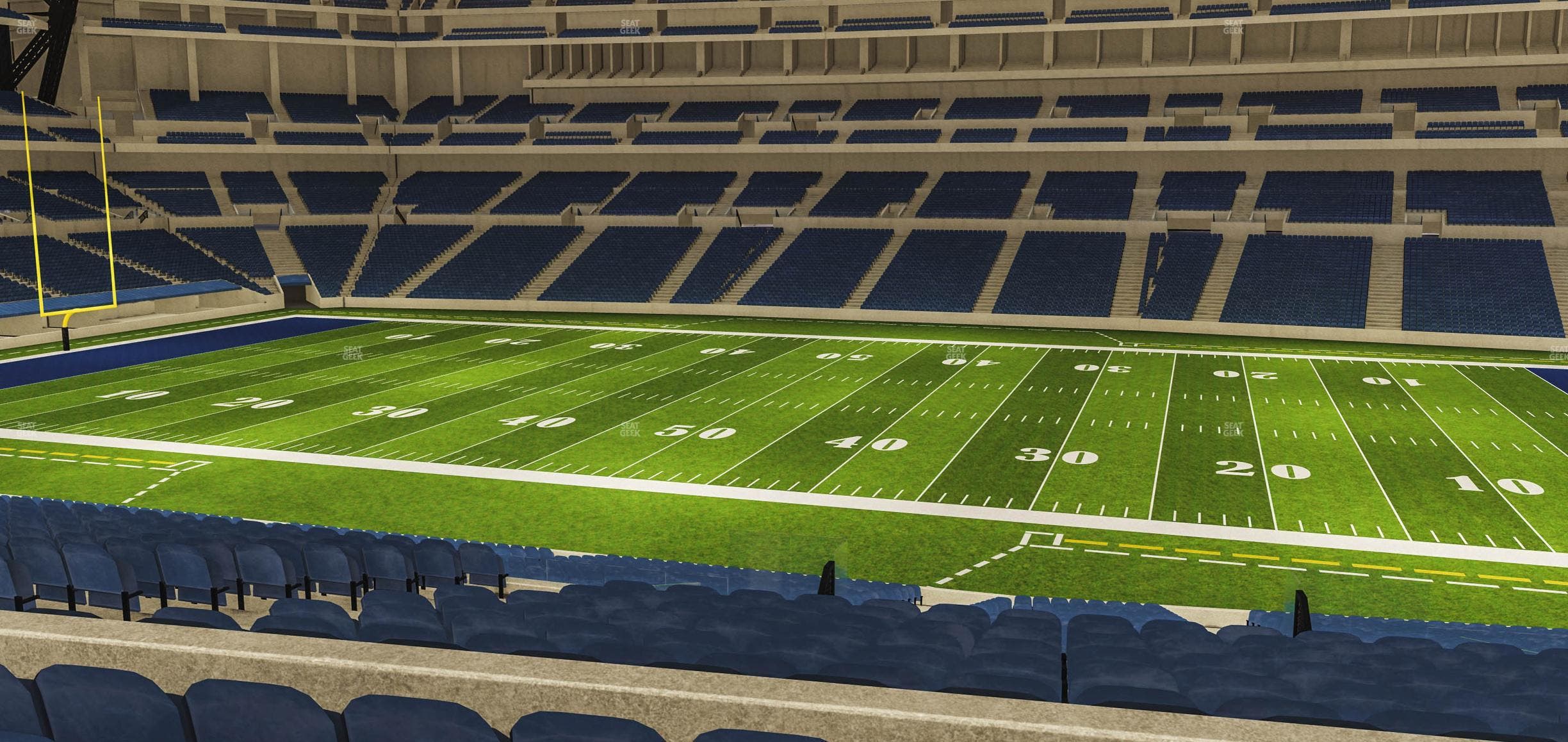 Lucas Oil Stadium - Section 211 Seat View