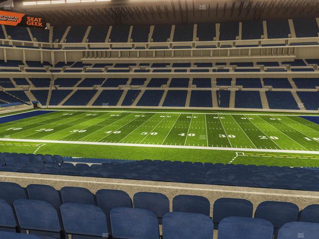 Lucas Oil Stadium - Section 212 Seat View
