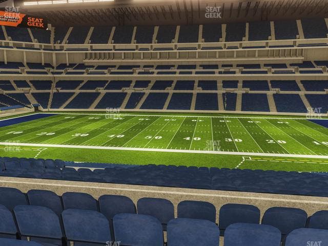 Lucas Oil Stadium - Section 212 Seat View