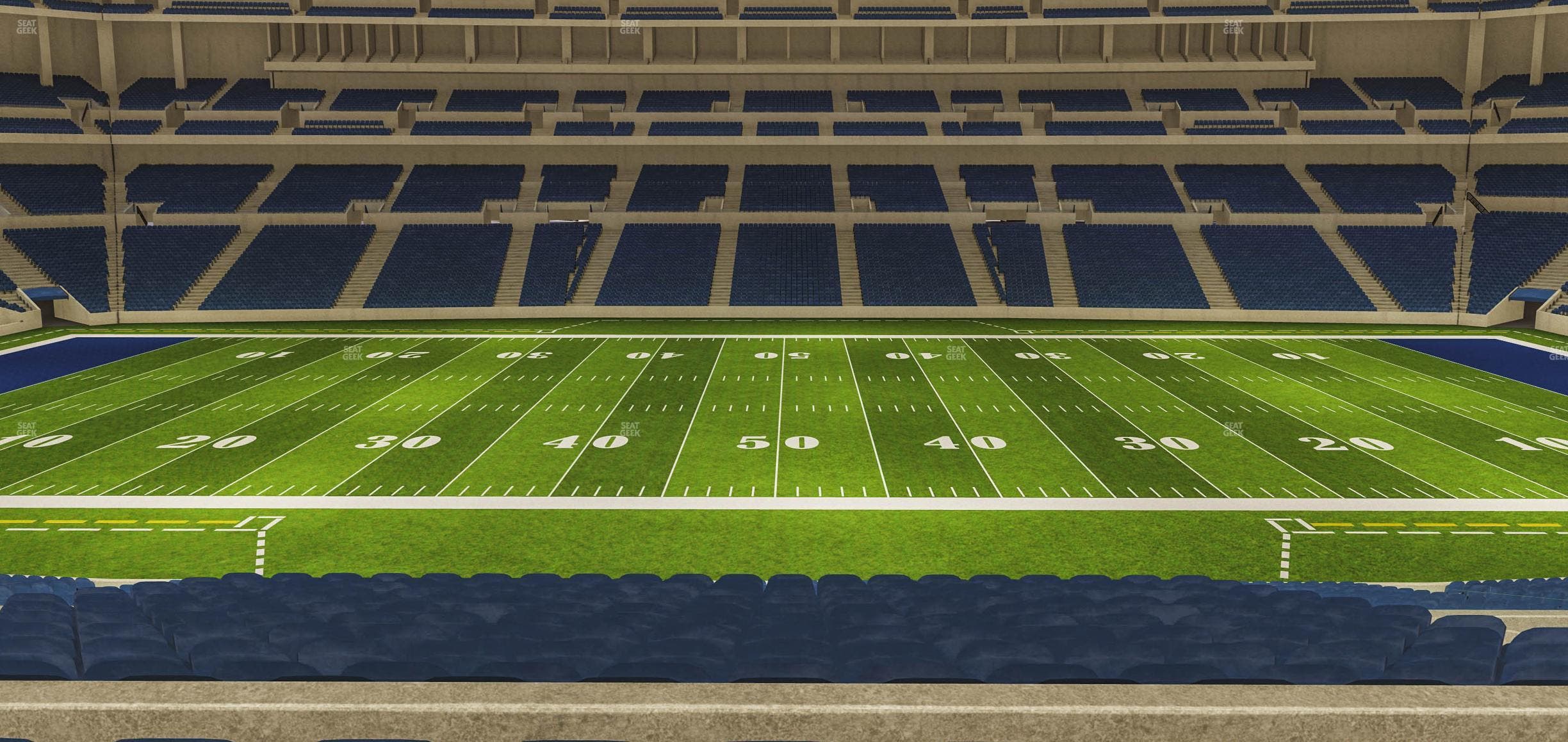 Lucas Oil Stadium - Section 213 Seat View