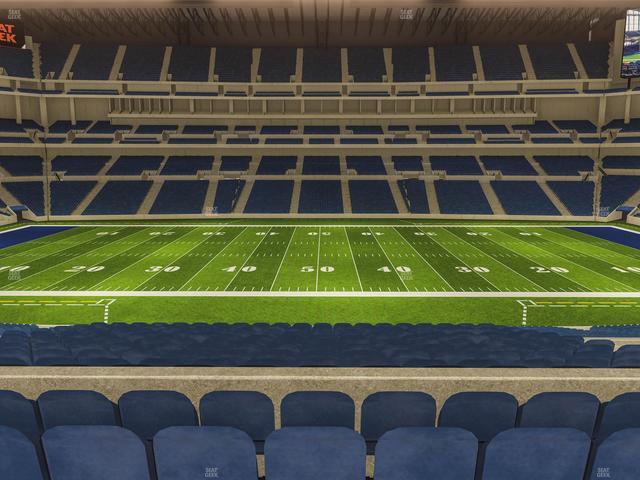 Lucas Oil Stadium - Section 213 Seat View
