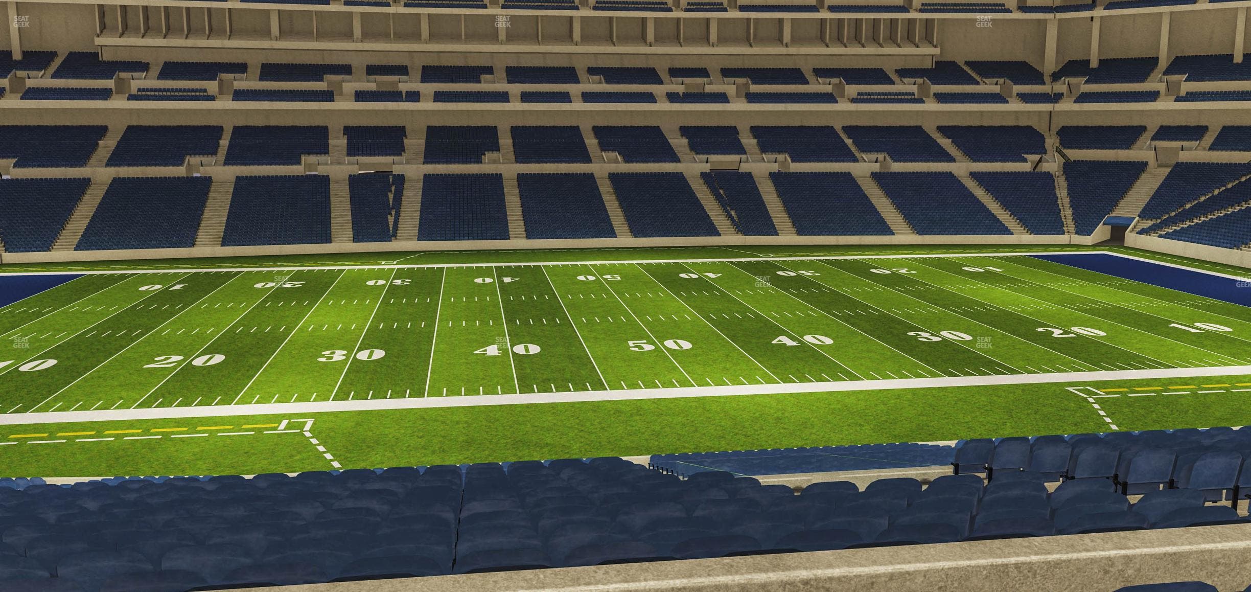 Lucas Oil Stadium - Section 214 Seat View