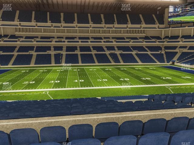 Lucas Oil Stadium - Section 214 Seat View