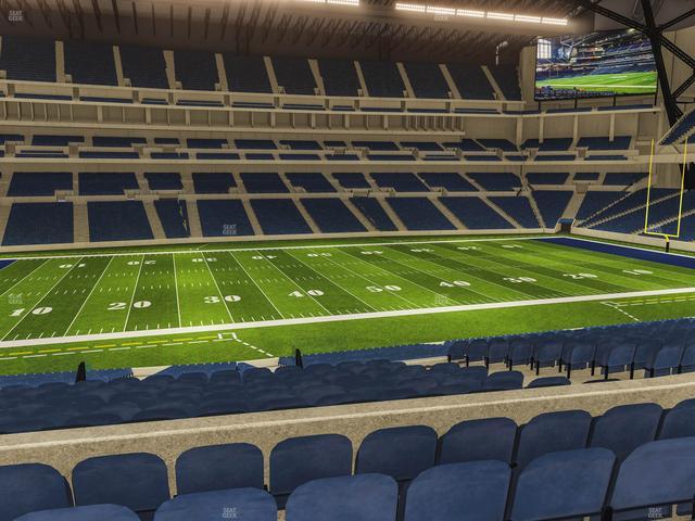 Lucas Oil Stadium - Section 215 Seat View
