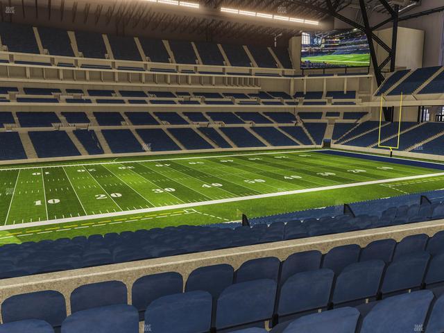 Lucas Oil Stadium - Section 216 Seat View