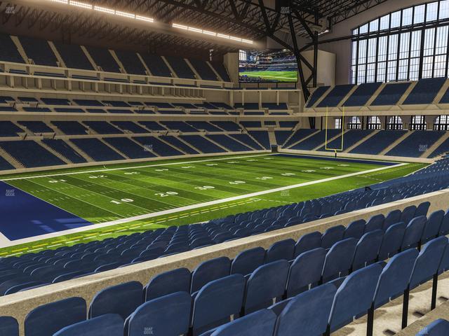 Lucas Oil Stadium - Section 218 Seat View