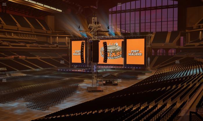 Lucas Oil Stadium - Section 220 Seat View