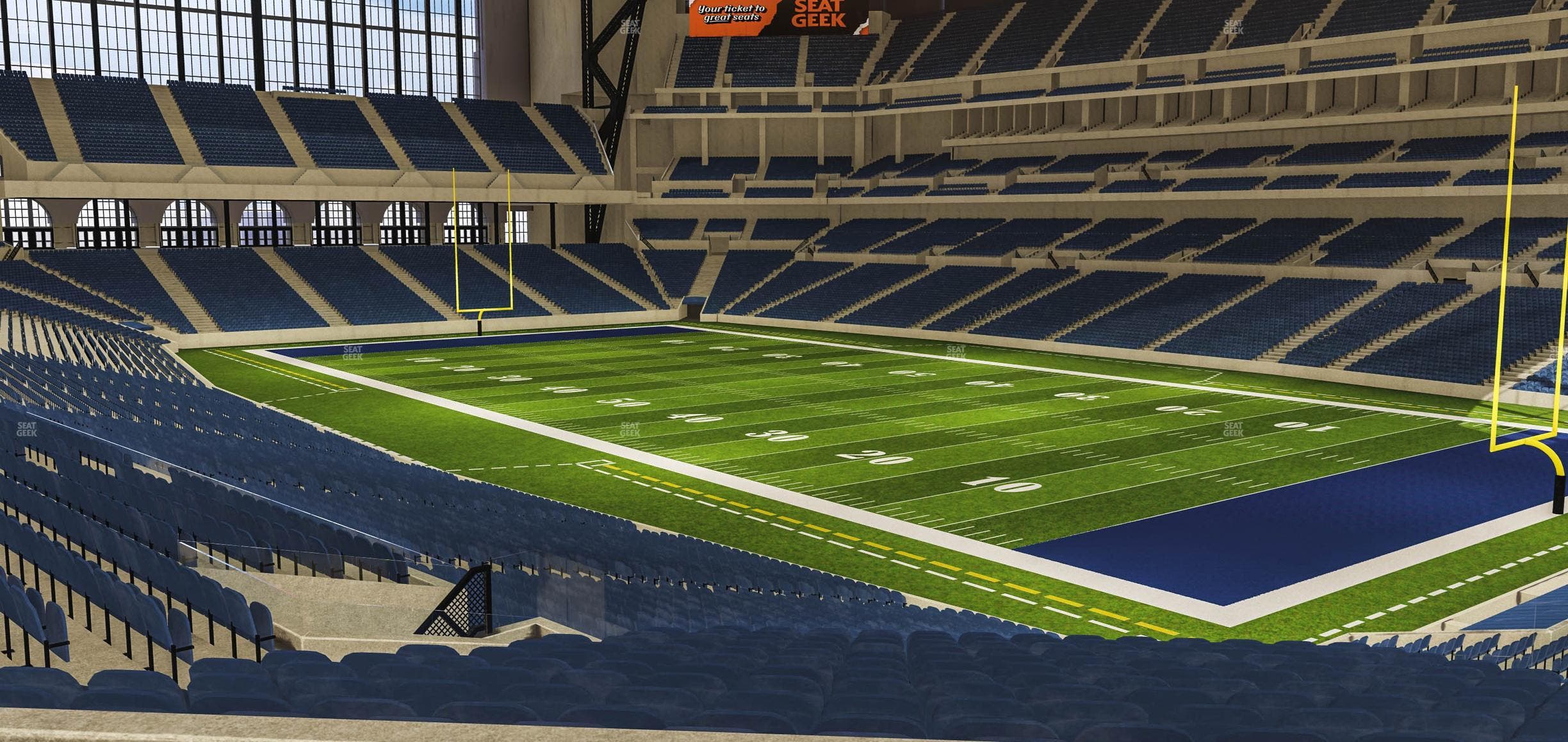 Lucas Oil Stadium - Section 233 Seat View