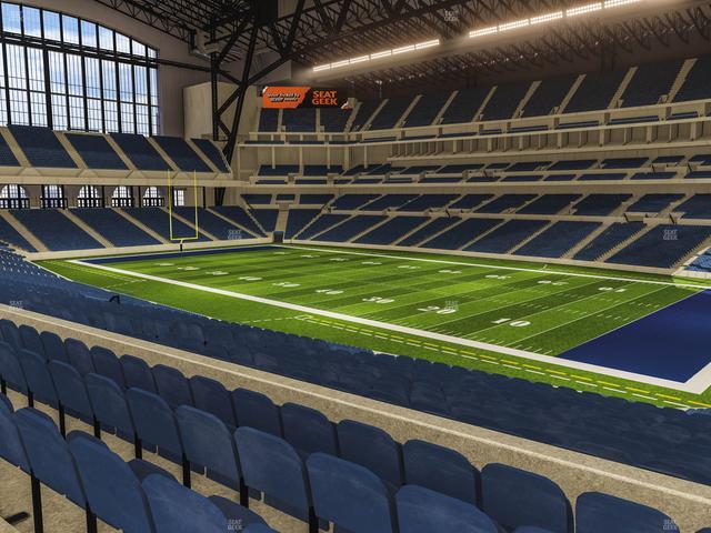 Lucas Oil Stadium - Section 235 Seat View