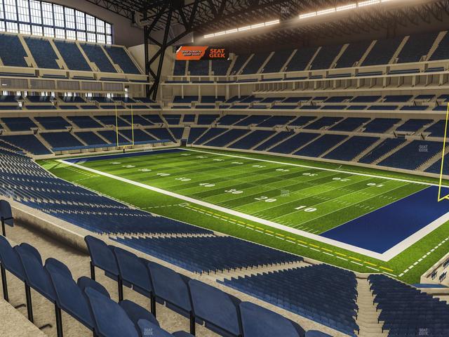 Lucas Oil Stadium - Section 307 Seat View